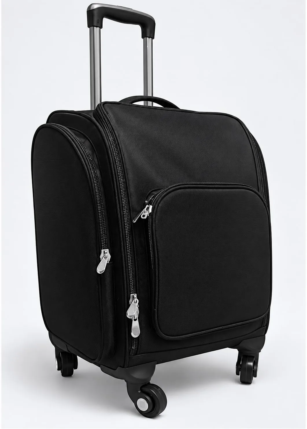 Black wheeled professional vanity bag